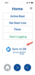 Pathfinder Sailing - sync to db