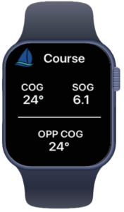 Pathfinder Sailing - Apple Watch Course screen