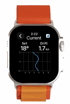 Pathfinder Sailing Watch Current screen Pathfinder Sailing Watch Current screen