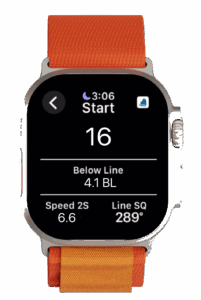 Pathfinder Sailing Watch Start screen