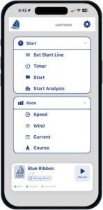 Pathfinder Sailing Home screen