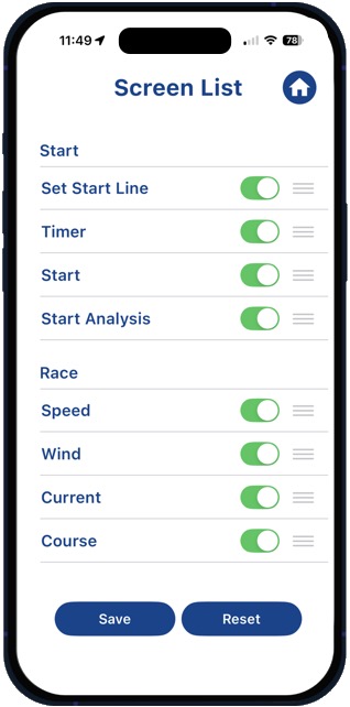 Pathfinder Sailing - Screen List Pathfinder Sailing - Screen List