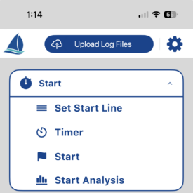 Homescreen - upload log files top