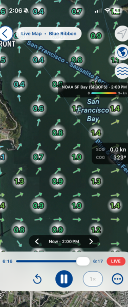 Pathfinder Sailing - Live Map with NOAA Current GRIB