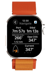 Pathfinder Sailing - Watch app Navigate screen Pathfinder Sailing - Watch app Navigate screen